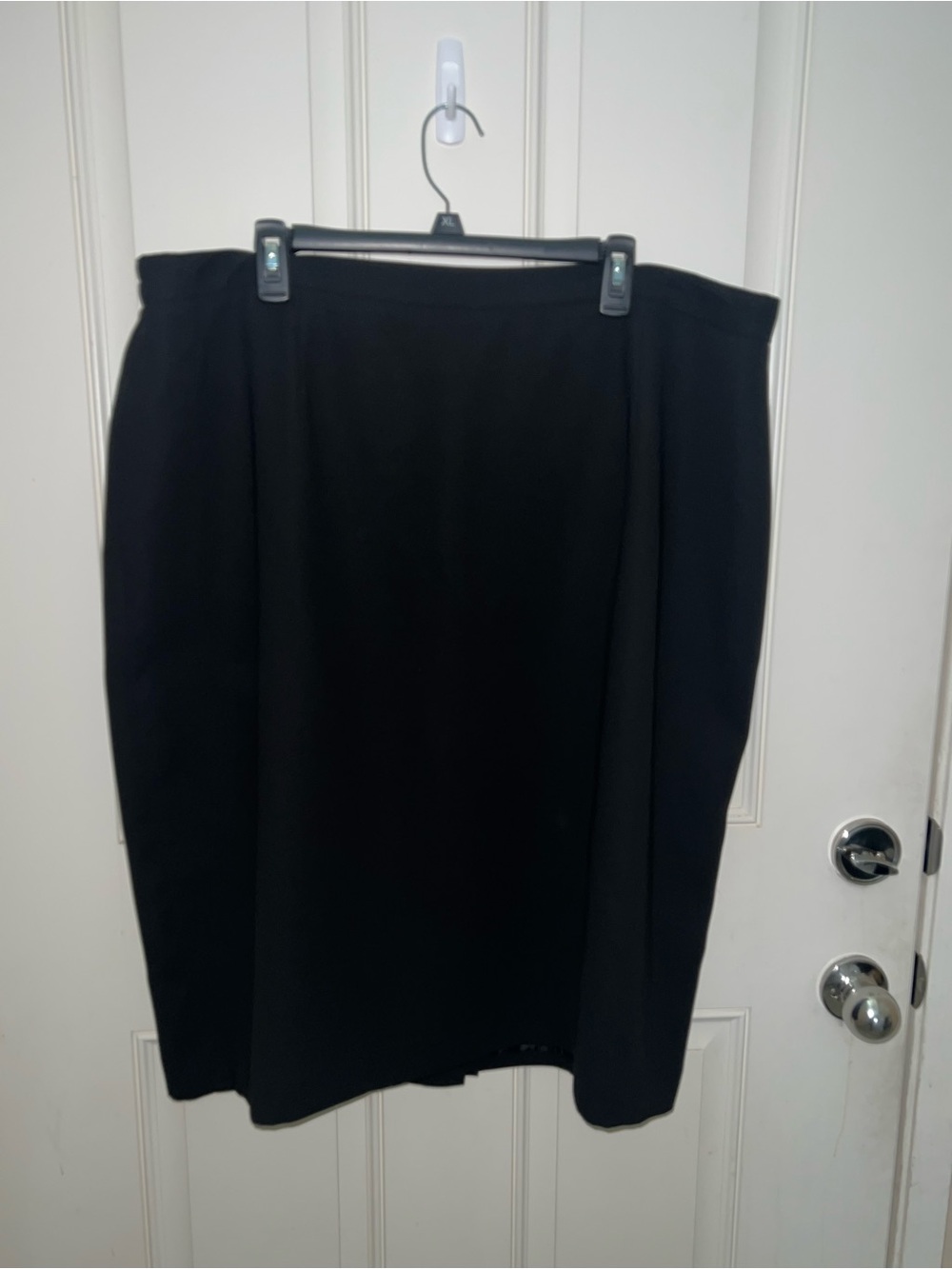 Classic Black Business Casual Academia Knee Length Skirt Sz 24W